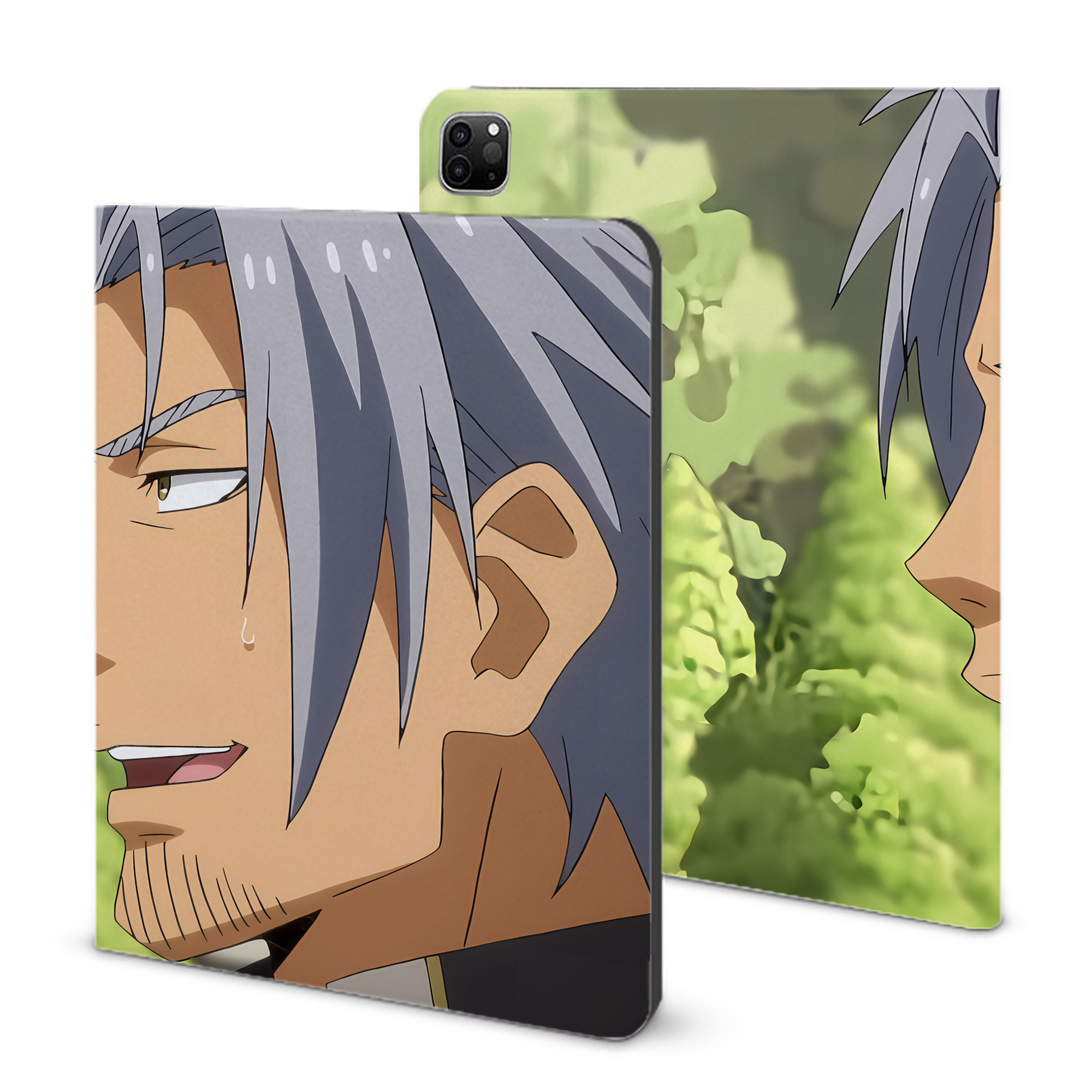 （画像用） 転スラ Regarding Reincarnated to Slime IPad ケース ブック型 PUレザー TPU 耐衝撃 軽量 薄型 ペン収納なし 全面保護 IPad 各モデル対応